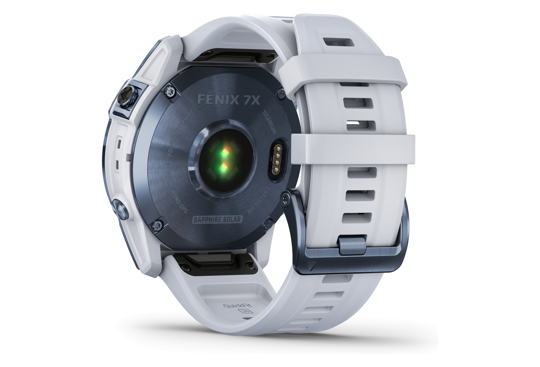 Garmin Fenix 7X Sapphire Solar Bleu Cobalt / Blanc – Image 7