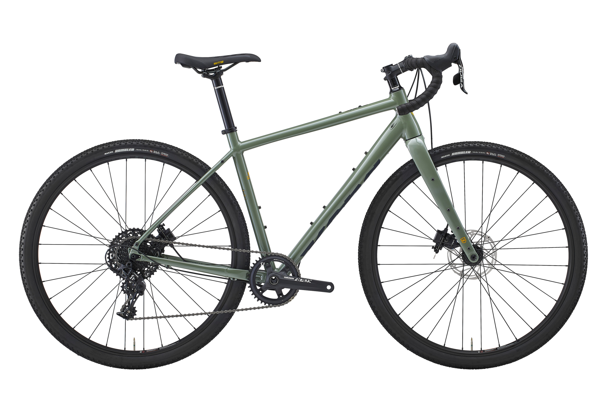Kona Libre Aluminium Sram Apex 11V Gloss Metallic Vert 2023