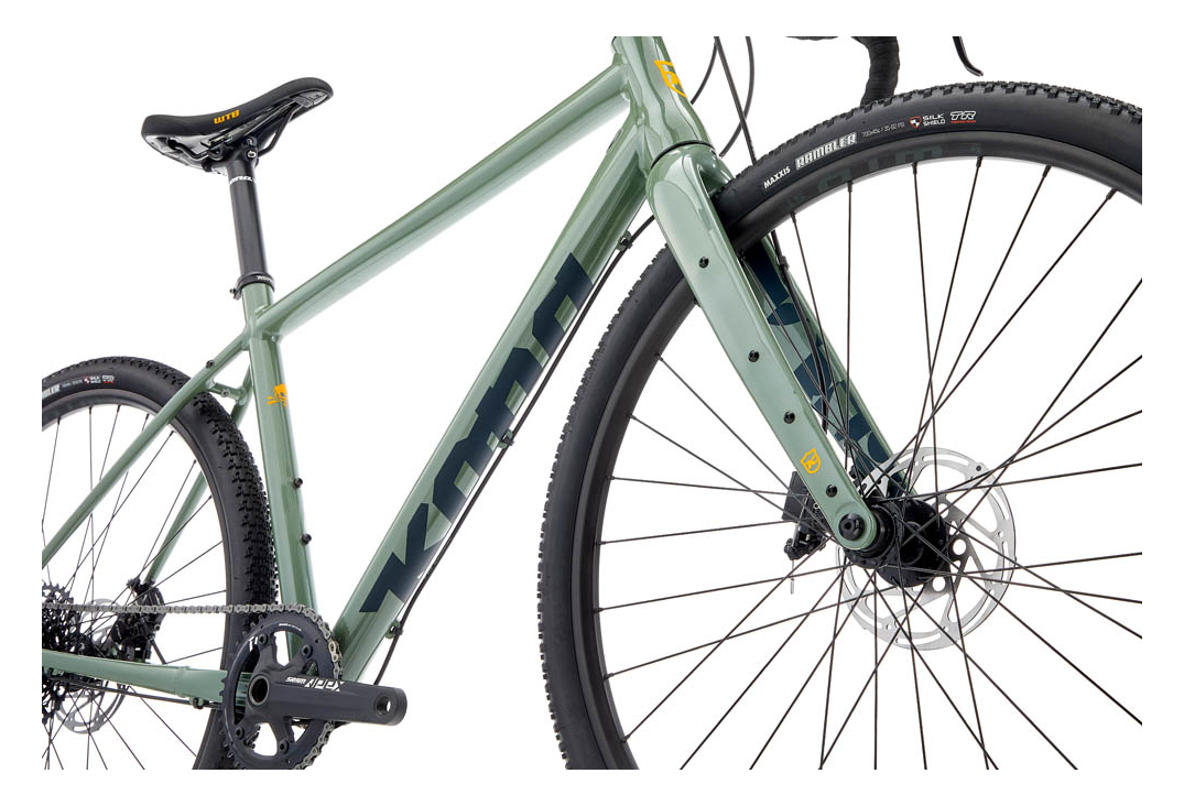 Kona Libre Aluminium Sram Apex 11V Gloss Metallic Vert 2023 – Image 4