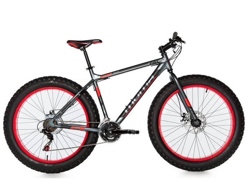 Fat Bike Moma Bikes Fat 26'' Shimano 21V Argent – Image 3