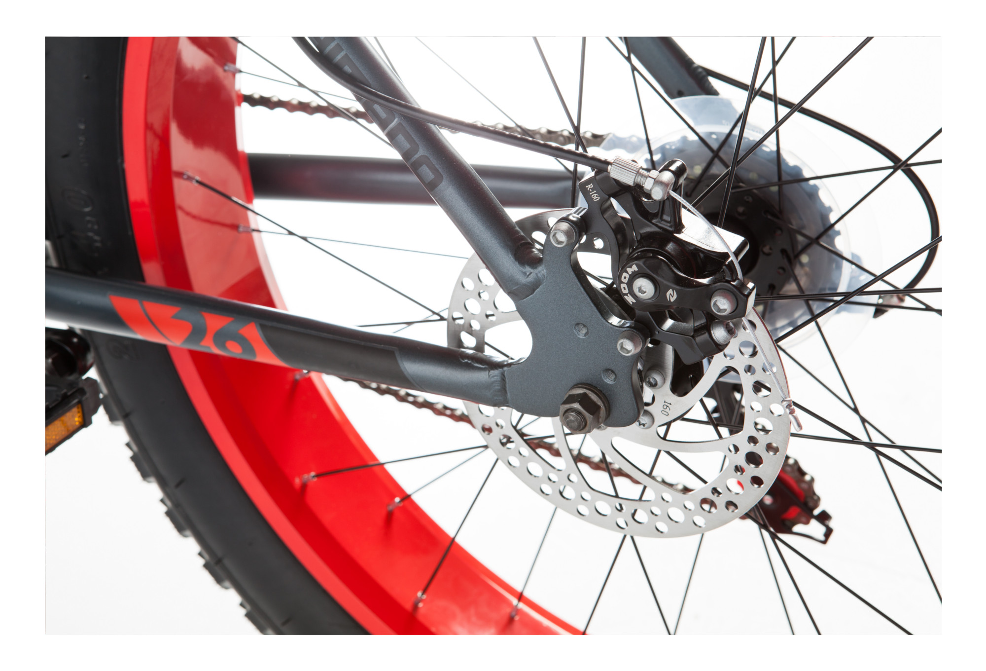 Fat Bike Moma Bikes Fat 26'' Shimano 21V Argent – Image 7