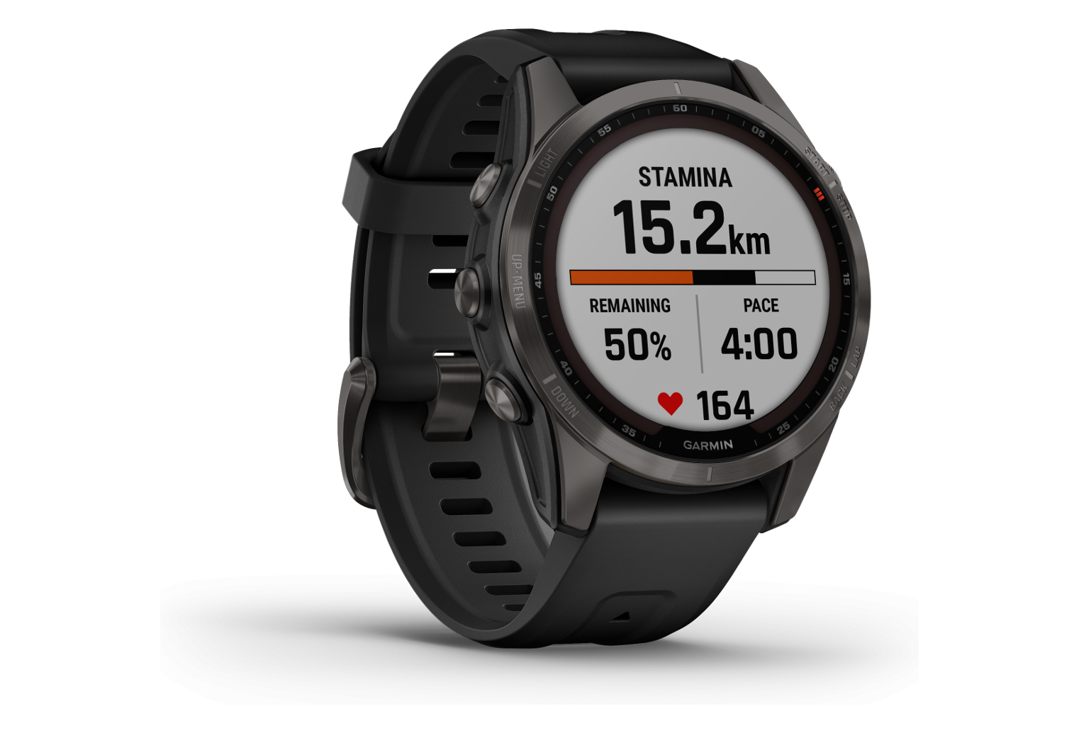Garmin Fenix 7S Sapphire Solar Titane Carbon Gris – Image 5