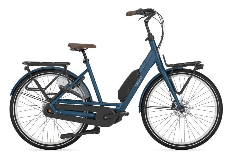 Gazelle Bloom C7 HMS Single Speed 630 Wh Bleu Mallard 2022