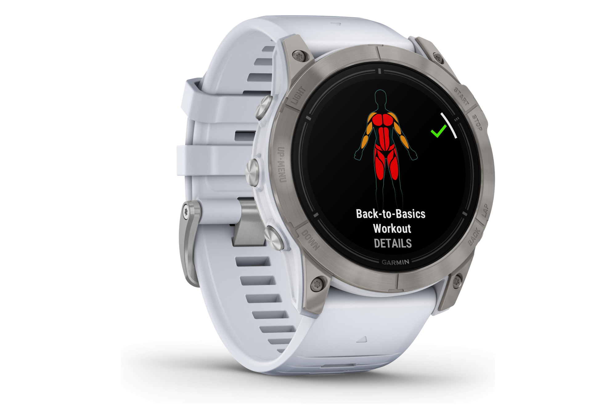Garmin Epix Pro Gen 2 Sapphire Titane 51mm Blanc Argent – Image 3