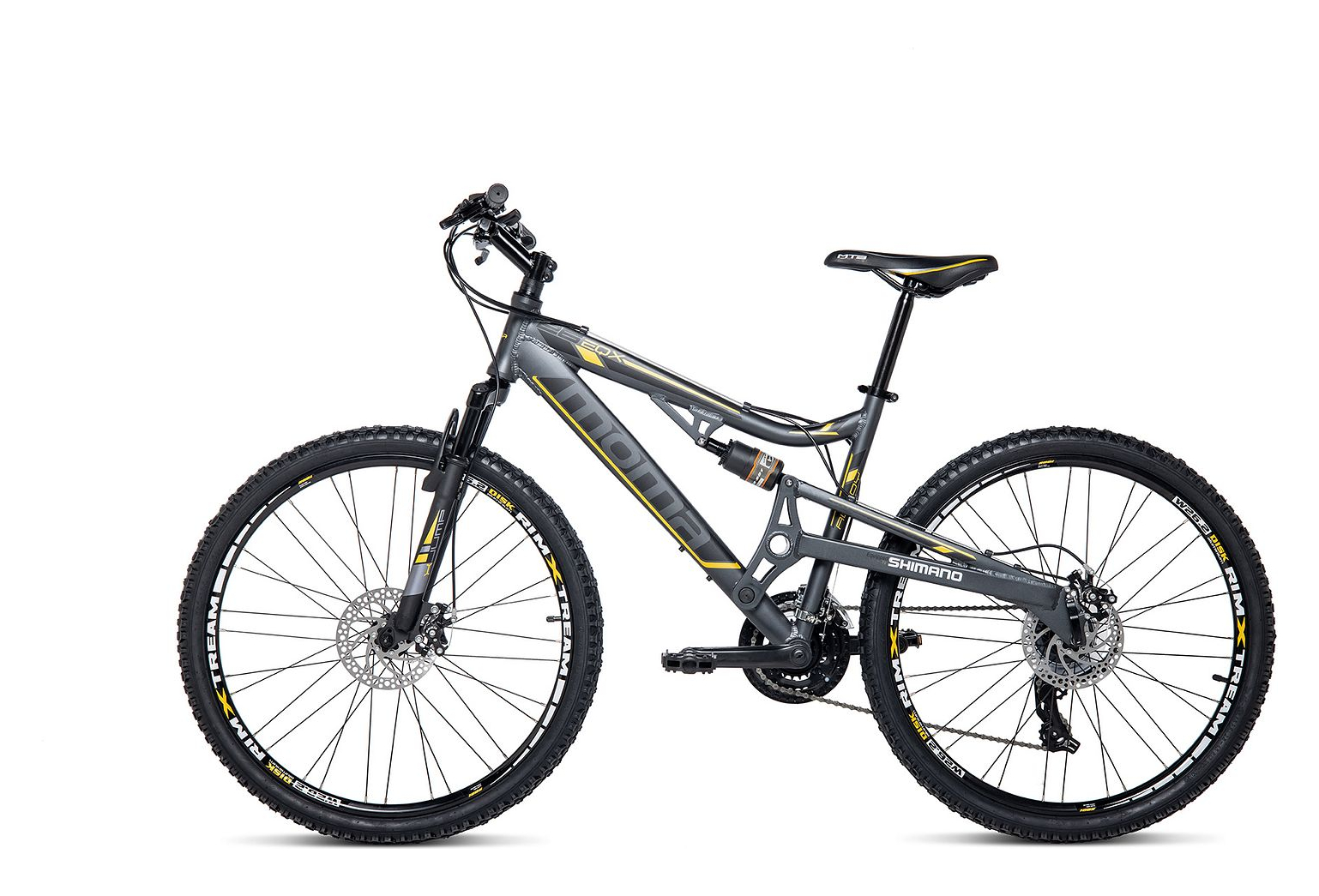 Moma Bikes EQX 26 5.0 Aluminium. SHIMANO 24V Freins a Disque Double Suspension – Image 4