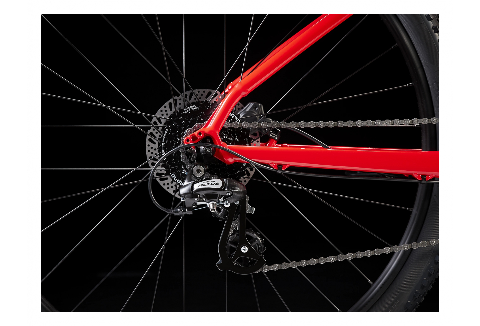 Trek Marlin 5 Shimano Altus 8V 29'' Rouge Radioactive 2023 – Image 9
