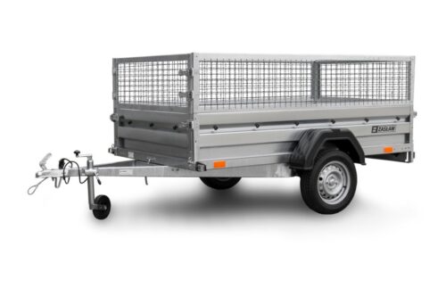 Remorque bagagère pas cher ZASLAW 235SU – 2,35 X 1,32 M GRILLAGÉE