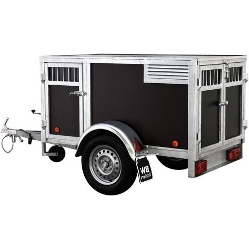 Remorque velo pour animaux marron BW Trailers