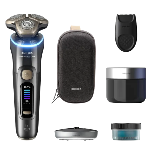 Philips i9000 Prestige Ultra Rasoir électrique 100 % étanche avec SkinIQ Pro
